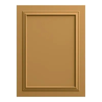 Panou decorativ MDF mat, culoare Sahara Beige, cu cadru profilat.