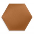 Panou tapițat hexagon catifelat, auriu, Simply Wall Panels