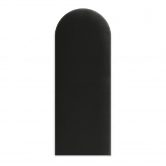 Panou tapițat catifelat, negru, 30 cm, Simply Wall Panels