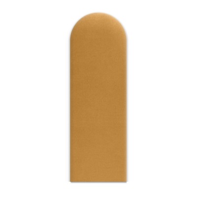 Panou tapițat catifelat galben de 20 cm