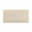 Panou tapițat catifelat, dreptunghiular, crem, Simply Wall Panels