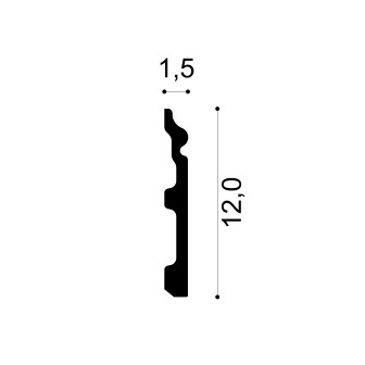 Profile Decorative Manavi MNV-S13-12x1.5x200Flex. Conține culorile: