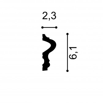 Profile Decorative Mardom Decor MRD-MDD346F. Conține culorile: