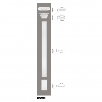 Coloane si semicoloane Mardom Decor MRD-D1523, material: ProFoam