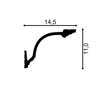 Scafe tavan (iluminat indirect, LED) Mardom Decor MRD-MD156, material: PolyForce