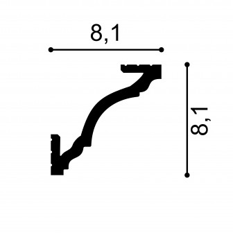 Cornișe tavan Mardom Decor MRD-MD213, material: PolyForce