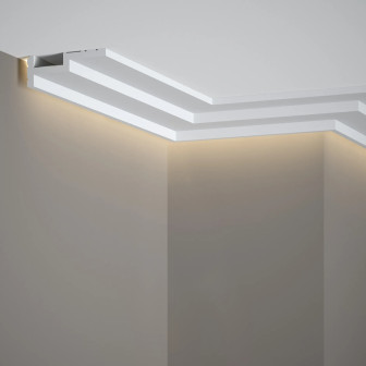 Cornisa decorativa pentru iluminat indirect cu LED