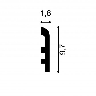 Plinte decorative Mardom Decor MRD-MD355, material: PolyForce