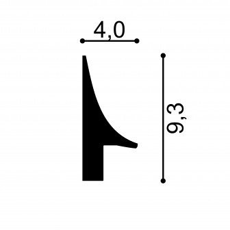 Plinte decorative Mardom Decor MRD-QL007, material: PolyForce