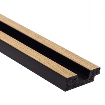 Profil stanga pentru Panoul riflat 3D Lamelli Stretto, Natural Oak, 270x3.6 cm, Mardom Decor Profil stanga pentru Panoul riflat 3D Lamelli Stretto, Natural Oak, 270x3.6 cm, Mardom Decor