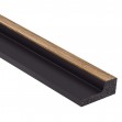 Profil dreapta pentru Panoul riflat 3D Lamelli Stretto, Classic Oak, 270x2.3 cm, Mardom Decor
