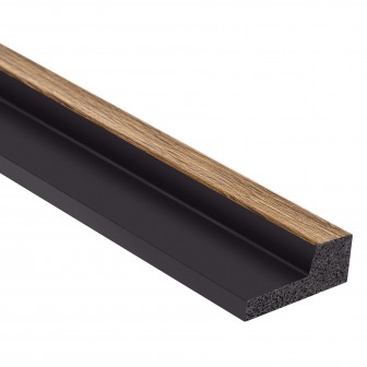 Profil dreapta pentru Panoul riflat 3D Lamelli Stretto, Classic Oak, 270x2.3 cm, Mardom Decor