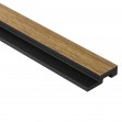 Profil dreapta pentru Panoul riflat 3D Lamelli Medio, Natural Oak, 270x3.9 cm, Mardom Decor