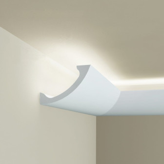 Scafa decorativa din polimer rigid pentru iluminat indirect cu LED