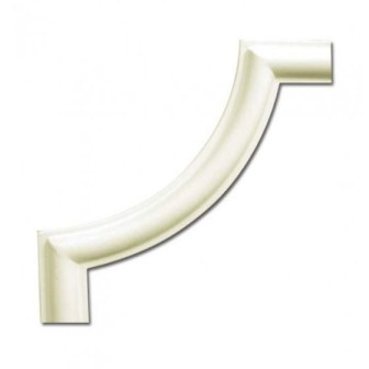 Chenar decorativ din poliuretan, design curbat