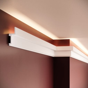 Scafa decorativa din polimer rigid pentru iluminat indirect cu LED