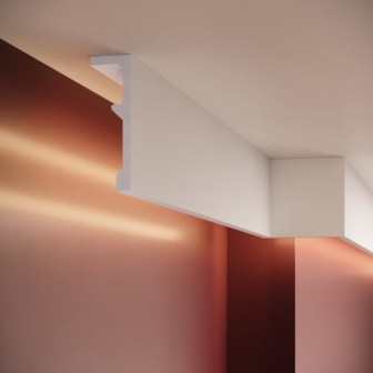 Scafa decorativă tavan cu iluminare indirectă LED