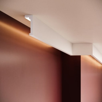 Scafa decorativă tavan cu iluminat indirect LED