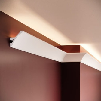 Scafă decorativă din polimer rigid pentru iluminat indirect LED