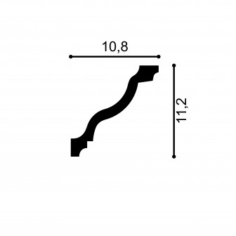 Profile Decorative Manavi MNV-C11-10.8x11.2x200. Conține culorile: