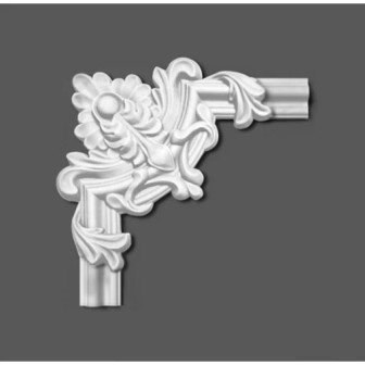 Chenar decorativ din poliuretan cu design floral