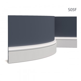 Plinte decorative Manavi MNV-S5-8x1.2x200Flex, material: Polimer rigid