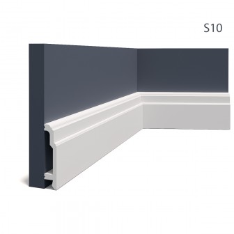 Plinte decorative Manavi MNV-S10-10.5x2.3x200, material: Polimer rigid