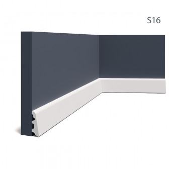 Plinte decorative Manavi MNV-S16-5.8x1.8x200, material: Polimer Rigid