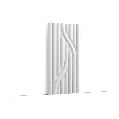 Panou decorativ 3D riflat cu model ondulat