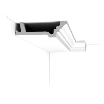 Cornisa decorativa alba pentru tavan