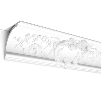 Cornisa decorativă tavan cu design floral