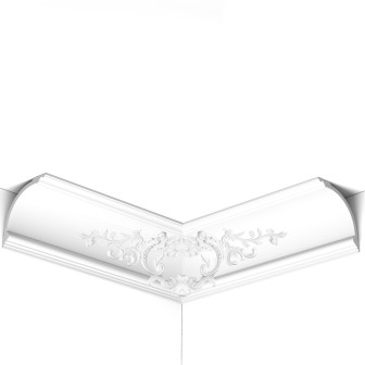 Cornisa decorativă cu model floral