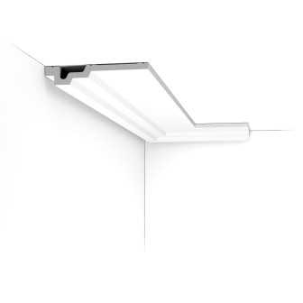 Cornișă decorativă tavan albă