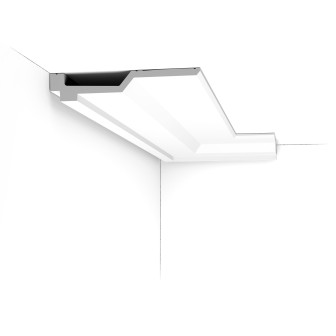 Cornișă decorativă tavan albă