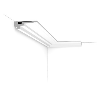 Cornisa decorativă tavan albă