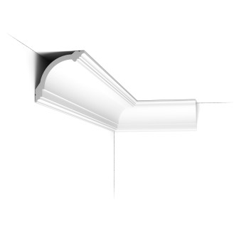 Cornisa decorativa alba pentru tavan