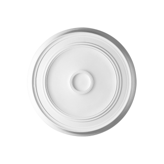 Rozeta decorativă albă pentru tavan, diametru 62 cm