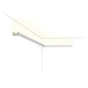 Profil decorativ pentru iluminat indirect cu LED