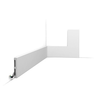 Plinta decorativa alba, design interior