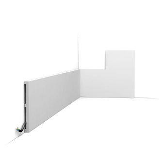 Plinta decorativa alba din duropolimer