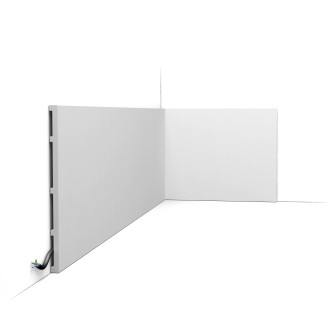 Profile decorative albe montate pe perete