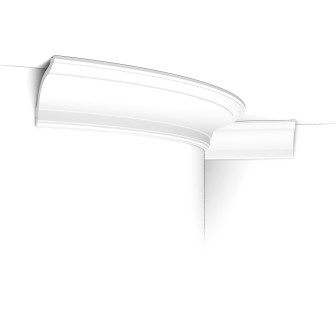 Cornisa decorativa flexibila alba