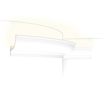 Profil decorativ flexibil pentru scafe de tavan si iluminat indirect