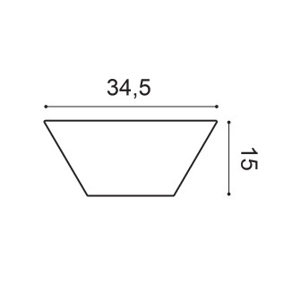 Panou decorativ 3D alb pe fundal albastru