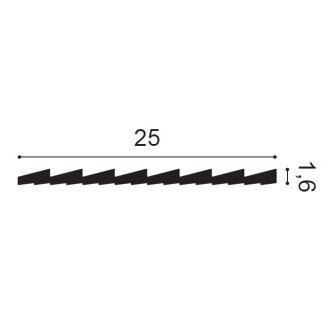 Panou decorativ Ripple WX204-2600, 260 x 25 x 1.6 cm, Orac Decor
