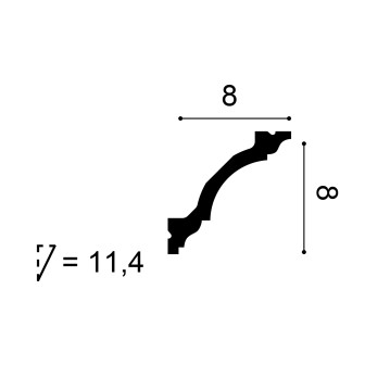 Cornișă decorativă tavan