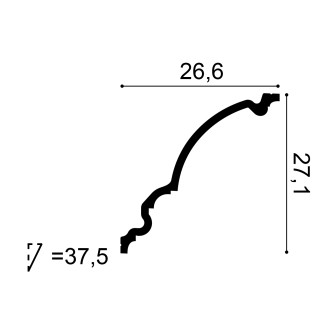 Cornișă decorativă tavan