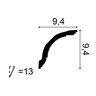 Cornișe tavan Orac Decor ORC-CX127, material: DUROPOLYMER®