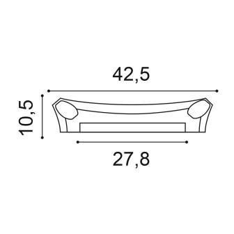 Capitel decorativ alb pentru coloane și semicoloane
