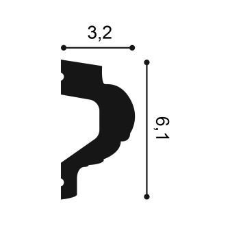 Brau decorativ flexibil cu model floral